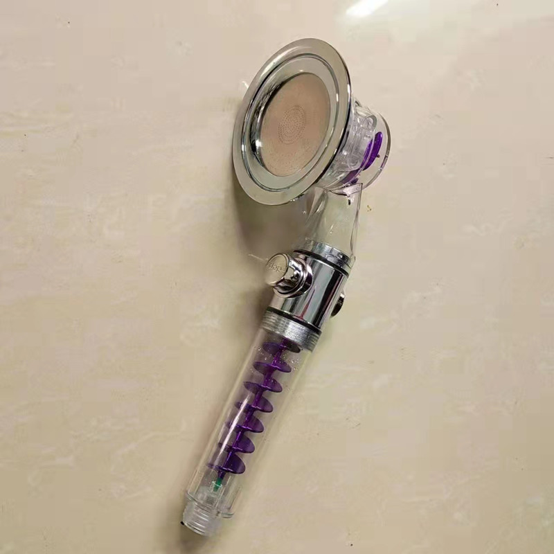 2021 New Style Aluminum 360 Degree Rain Propeller Shower Head Press