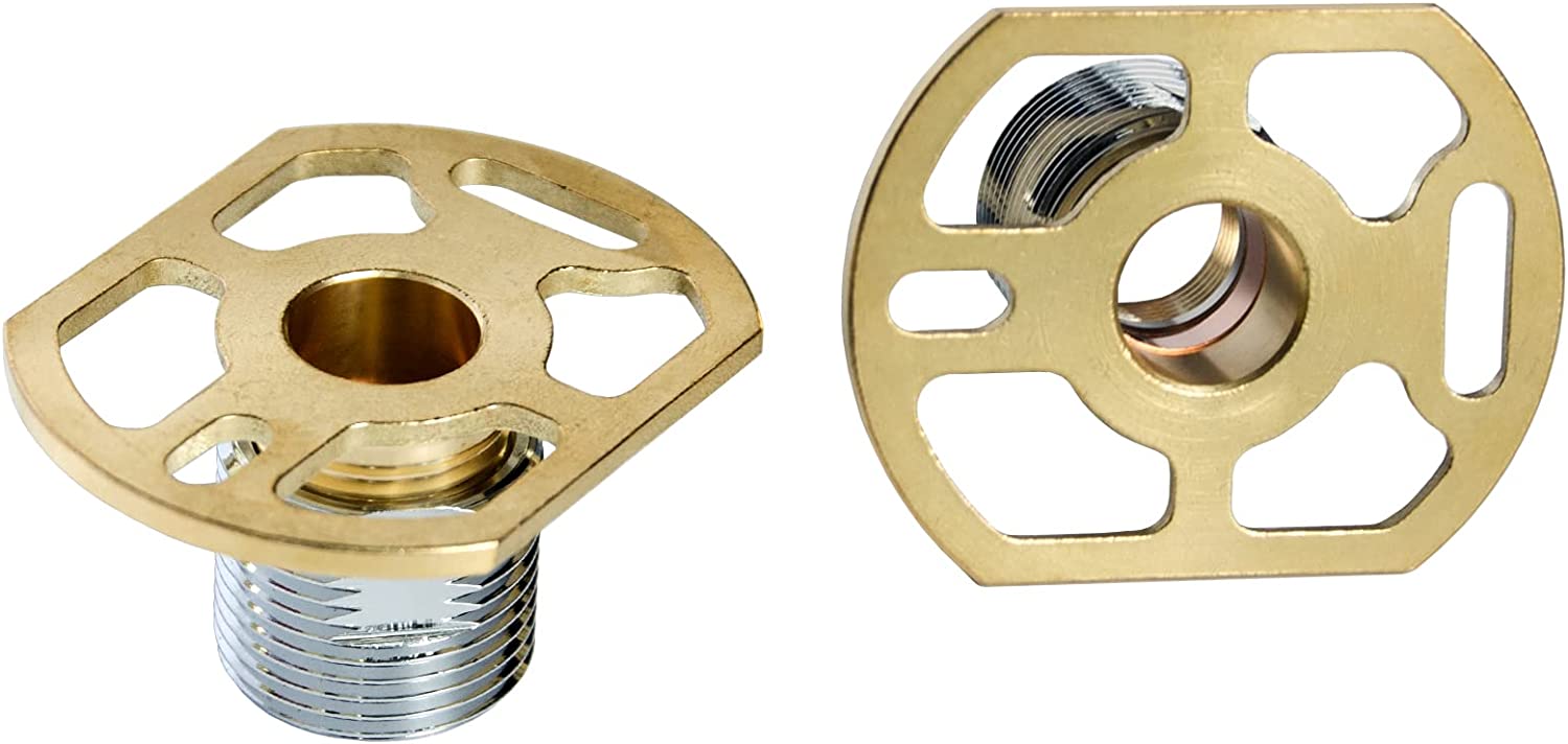Easy Fit Kit for Bar Shower Valves Pair of Brass Wall Fixing Brackets
