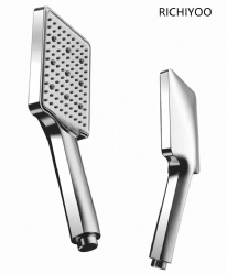 Proper price top quality square 3 function  handheld shower head for Bathing